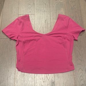 lululemon athletica Size 6 Align Pink Top